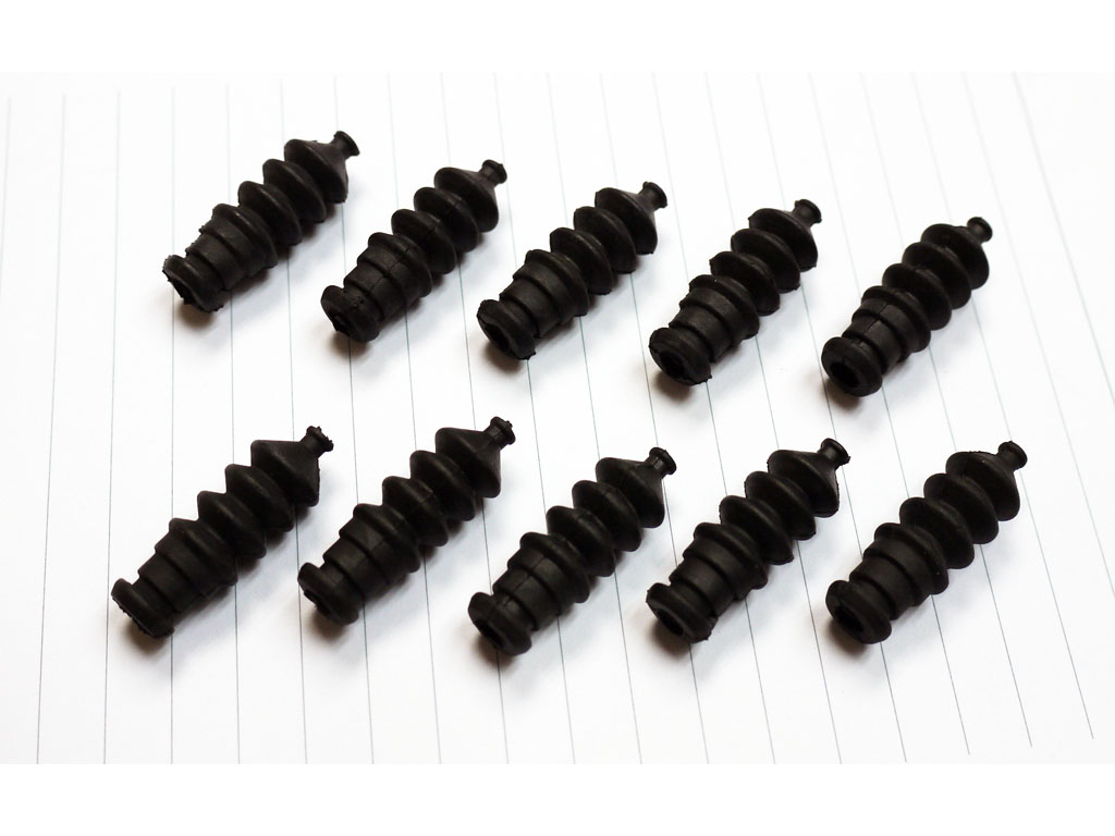 (image for) Waterproof Push Rod Rubber Seal Bellow 37mm Long x 10 pcs